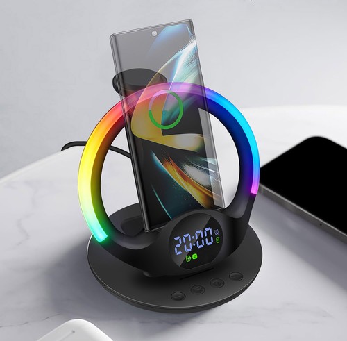 Wireless charger alarm clock - charger,