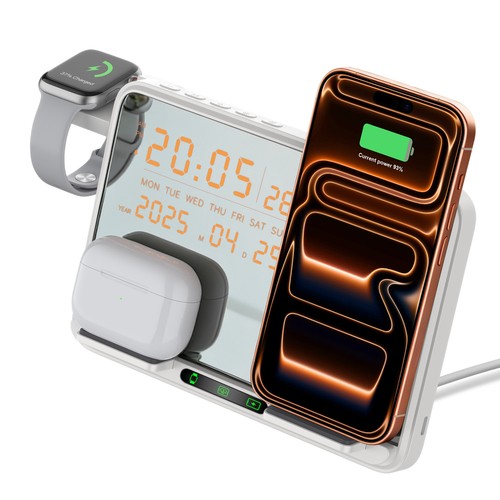 Digital alarm clock wireless - digital,