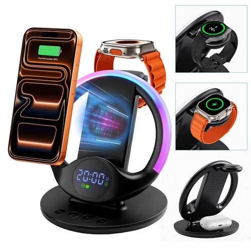 6in1 alarm clock wireless - uk,