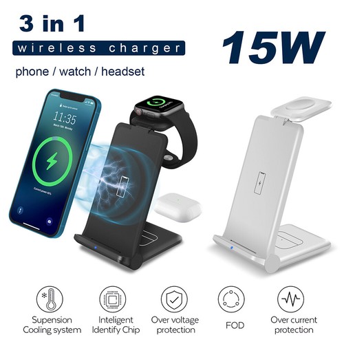 15w wireless charger 3in1 - 15w,
