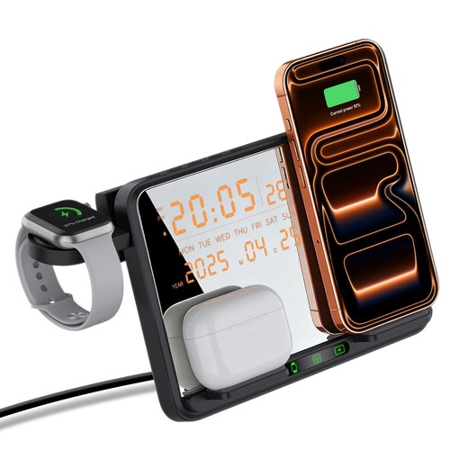 7in1 alarm clock wireless - alarm,